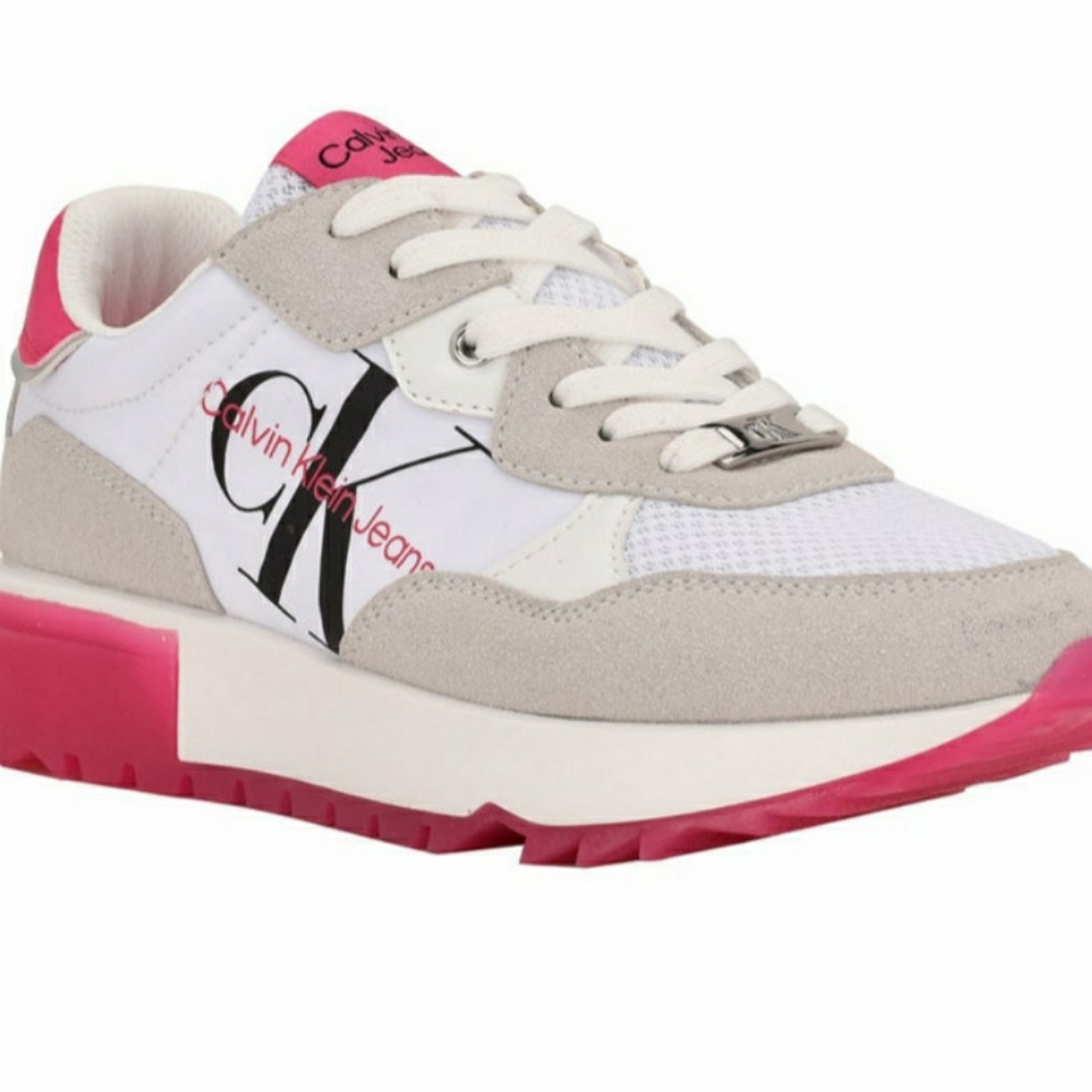 Calvin Klein Jeans Women's Magalee Casual Logo Lace-up Sneakers